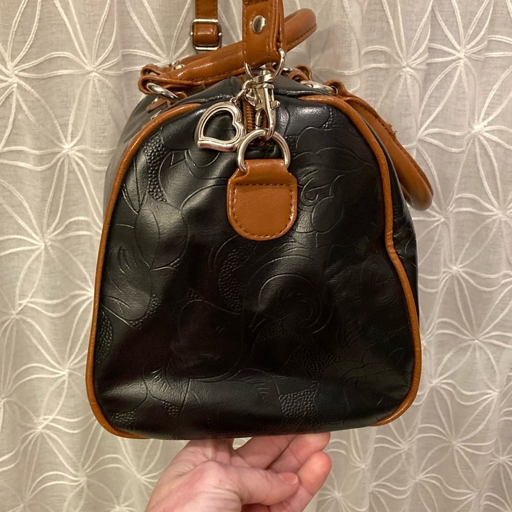 Gigi Hill Bag with Brown Leather Accents and Adjustable Strap - Picture 8 of 15